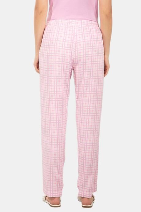 Amante Full Length Pyjama Bottom - Orchid Checks Print — image 3